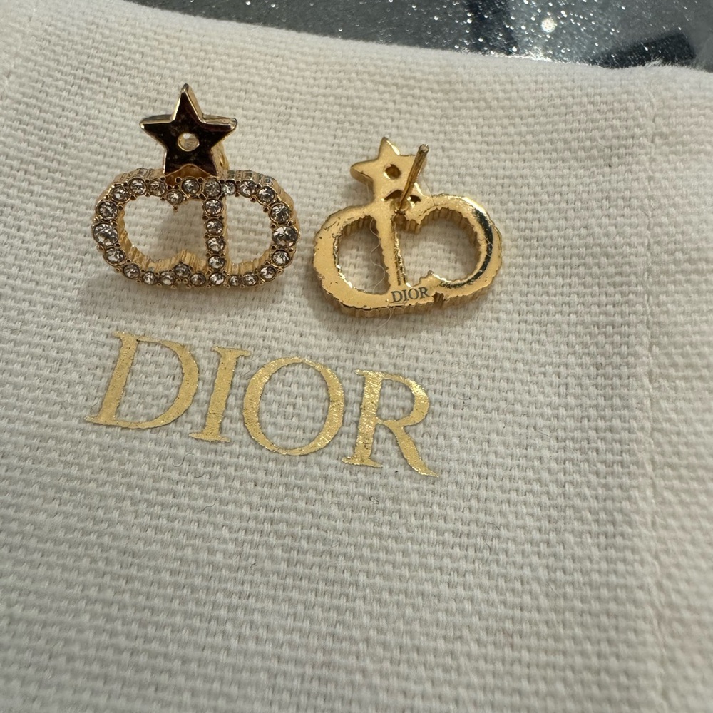 Christian Dior stud earrings